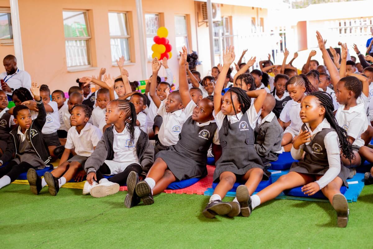 Primary school learners at PEMS