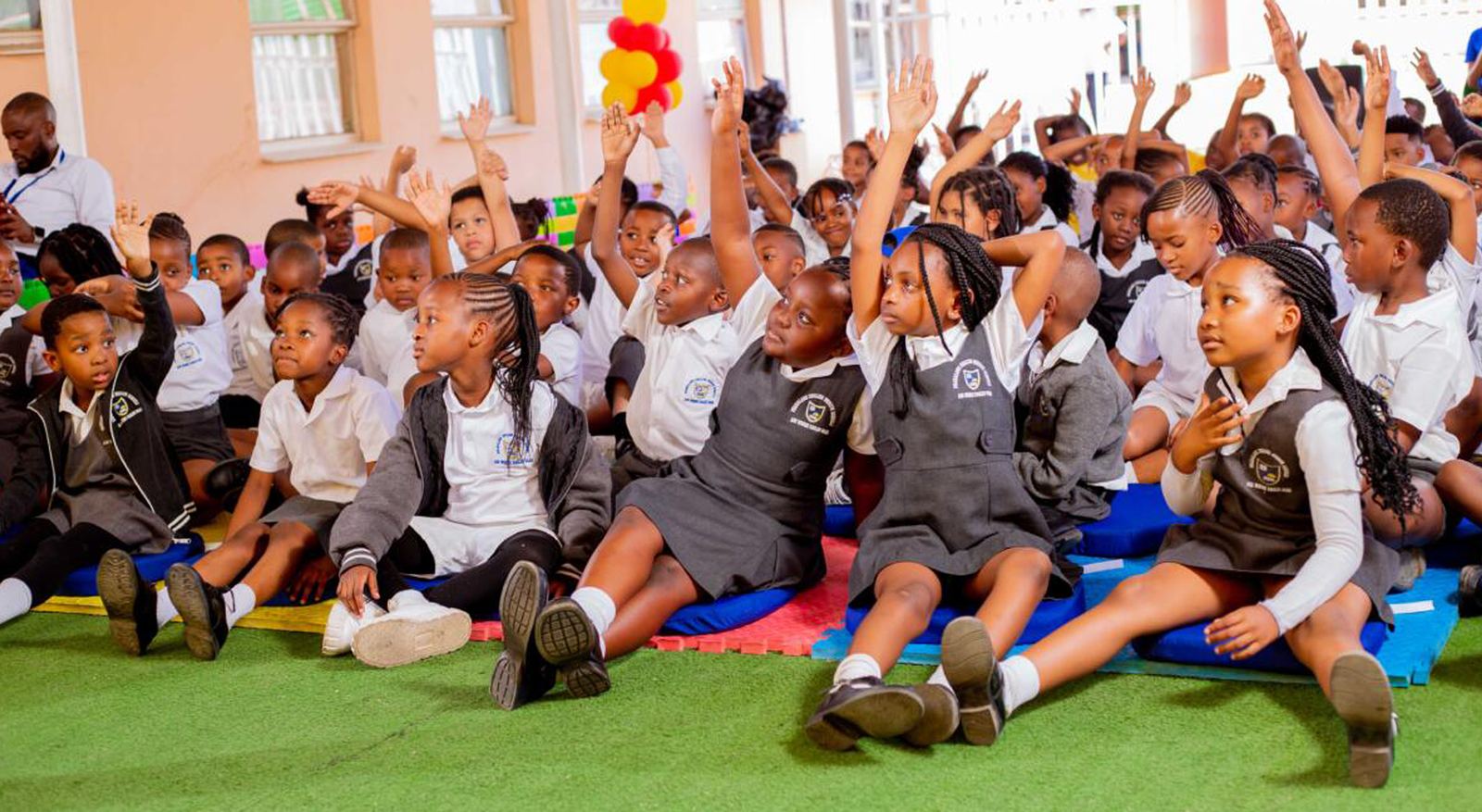 Learners at the PEMS Pre and Primary Campus in Phakalane