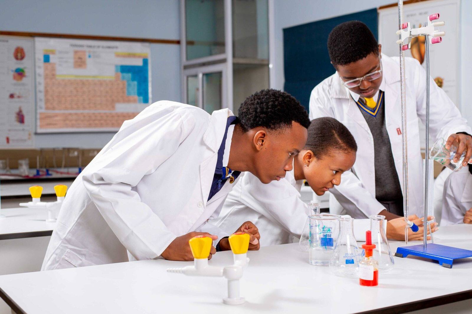 Science class at PEMS