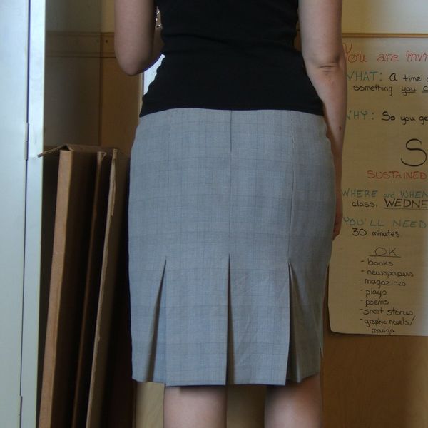 [PEMS-PRI-SKIRT] Primary Grey Skirt
